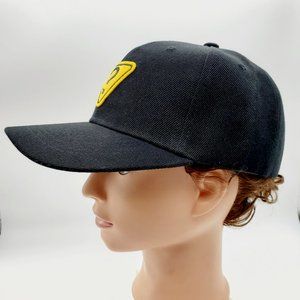 Novelty Hat New Handmade Black Adjustable Iron On Patch Humor NWT